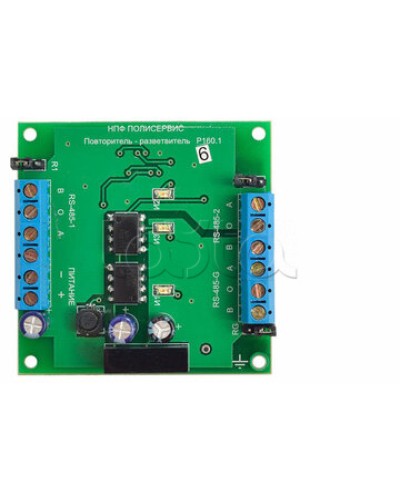 Модуль повторителя-разветвителя Полисервис RS-485/RS-485 в Сочи Модули сопряжения Pintop.ru