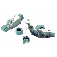 Вилка RJ45 категории 6 FTP для полевой установки Eurolan (13A-F6-03SL)