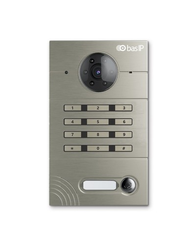 Панель вызывная BAS-IP AV-01KD GREY в Сочи Вызывные видеопанели малоабонентные Pintop.ru
