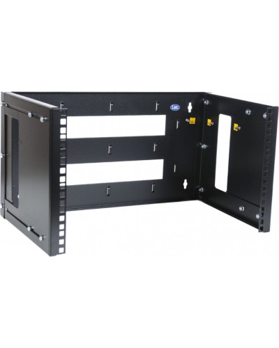 Кронштейн телекоммуникационный настенный 3U ЦМО КНО-М-3U-9005 в Сочи Кронштейны для сетевого оборудования Pintop.ru