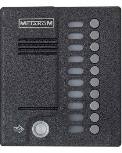 Блок вызова домофона Метаком MК10.2-TM4EV в Сочи Вызывные видеопанели малоабонентные Pintop.ru