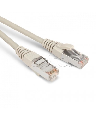 Патч-корд RJ45-RJ45, 4 пары, STP, кат.5е, LSZH (3м) Hyperline PC-LPM-STP-RJ45-RJ45-C5e-3M-LSZH-GY в Сочи Патчкорды (медные) Pintop.ru