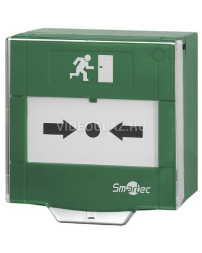 Устройство разблокировки двери с восстанавливаемой вставкой Smartec ST-ER105D-GN в Сочи Кнопки выхода Pintop.ru