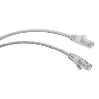 Патч-корд FTP, категория 5e, 0.5 м, LSZH, экранированный, серый Cabeus PC-FTP-RJ45-Cat.5e-0.5m-LSZH