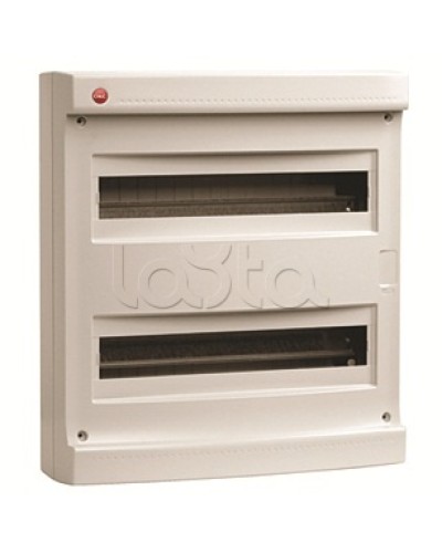 Щиток настен.без двер.36мод.,IP40,сер.,с усил. клем.блок.2х87312 DKC 83736 в Сочи Боксы для автоматов Pintop.ru