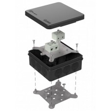 Коробка огнестойкая двухкомпонентная 60-0303-9005-FR10.0-4 Е15-Е120 100х100х40 Промрукав (60-0303-9005-FR10.0-4)