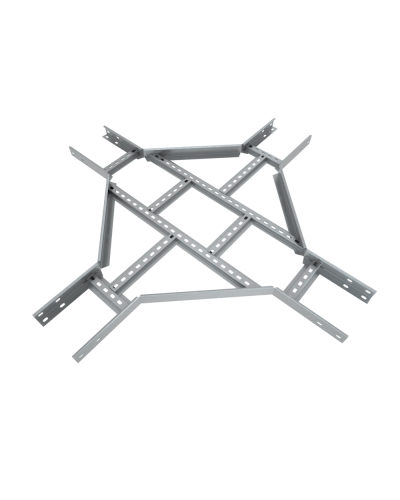 Х-разветвитель лестничный 80х200х1,2 мм Быстрый монтаж HD КМ-Профиль (LXDS80-200-1.2 HD) в Сочи Аксессуары для лотков Pintop.ru