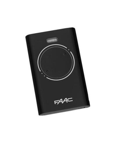 Брелок-передатчик 2-канальный Faac 7870071 (черный) в Сочи Устройства радиоуправления для шлагбаумов и автоматики Pintop.ru