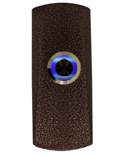 Накладная кнопка выхода с подсветкой Tantos TS-CLICK light (медный антик) в Сочи Кнопки выхода Pintop.ru