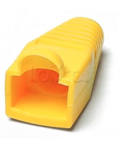 Колпачок изолирующий для разъемов RJ-45 желтый (10шт.) Hyperline BOOT-YL-10 в Сочи Коннекторы Pintop.ru