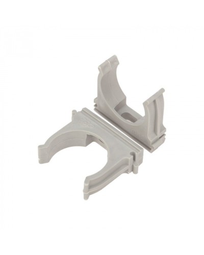 Крепеж-клипса для труб д.20мм, цвет серый Cabeus (CF20-GY) в Сочи Держатели, клипсы, скобы Pintop.ru