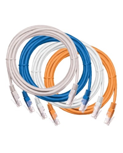 Шнур коммутационный NETLAN U/UTP 4 пары, Кат.5е (Класс D), 100МГц, 2хRJ45/8P8C, T568B, заливной, многожильный, BC (чистая медь), PVC нг(B), белый, 1м, уп-ка 10шт. NETLAN EC-PC4UD55B-BC-PVC-010-WT-10 в Сочи Патчкорды (медные) Pintop.ru