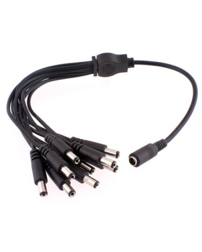 Разветвитель питания на 9 разъемов 2,1*5,5 мм REXANT (14-0317) в Сочи Системы видеонаблюдения Pintop.ru