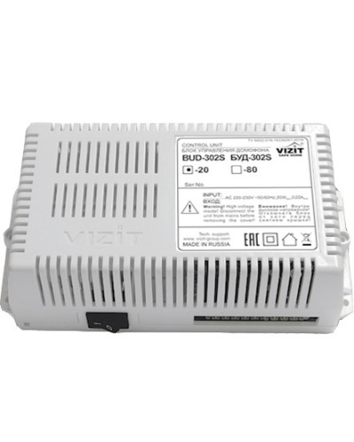 Блок управления и питания Vizit БУД-302S-20 в Сочи Блоки управления многоабонентные Pintop.ru