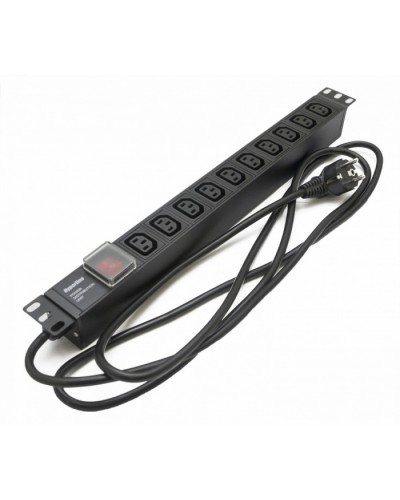 Блок розеток Hyperline SHE19-10IEC-S-2.5EU в Сочи Блоки розеток Pintop.ru