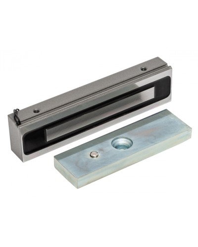 Электромагнитный замок AccordTec ML-200K-3 Premium Grey с планкой в Сочи Электромагнитные замки Pintop.ru