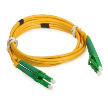 Шнур оптический duplex LC/APC-LC/APC 9/125 sm 2м LSZH Cabeus FOP(d)-9-LC/APC-LC/APC-2m