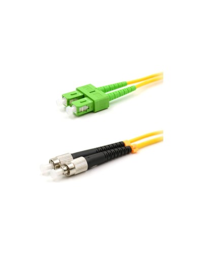 Патч-корд оптический переходной (SM), 9/125 (OS2), SC/APC-FC/UPC, (Duplex), PVC, 5м REXANT 50-2857-1 в Сочи Патч-корды оптические Pintop.ru