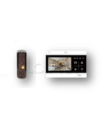 Комплект видеодомофона Fox FX-VD5S-KIT АГАТ 5B КОМПЛЕКТ (FX-CP8) в Сочи Комплекты домофонов Pintop.ru