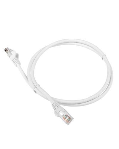 Патч-корд LANMASTER LSZH UTP кат.5e, 0.3 м, белый LANMASTER LAN-PC45/U5E-0.3-WH в Сочи Патчкорды (медные) Pintop.ru