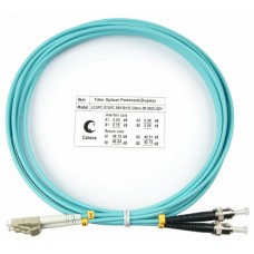 Шнур оптический duplex LC-ST 50/125 mm OM3 3м LSZH Cabeus FOP-50-LC-ST-3m