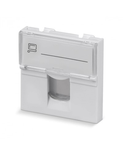 Вставка 45x45 (Mosaic) для 1 модуля формата Keystone Jack (арт.078604) Cabeus (FP-L-45-1M) в Сочи Модули Keystone Pintop.ru