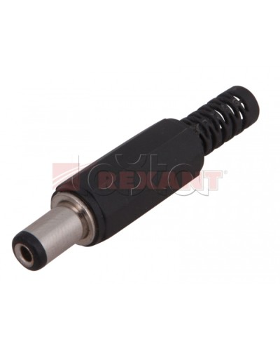 Разъем питания штекер 2.1х5.5x10 мм (50шт/уп) REXANT 14-0311 в Сочи Коннекторы Pintop.ru