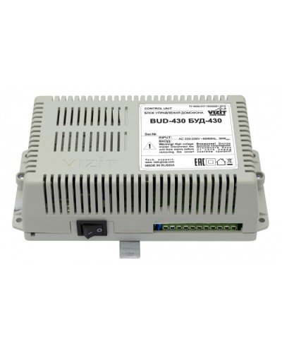 Блок управления Vizit БУД-430S в Сочи Блоки управления многоабонентные Pintop.ru