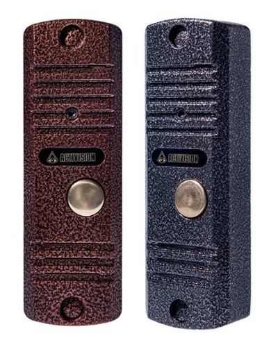 Панель вызывная накладная на 1 абонента Activision AVC-105 (медь) в Сочи Вызывные аудиопанели малоабонентные Pintop.ru