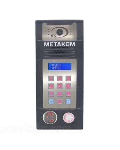 Многоабонентый антивандальный блок вызова со встроенной гибридной видеокамерой Метаком MК2018-TMRFGVH в Сочи Блоки вызова многоабонентные Pintop.ru