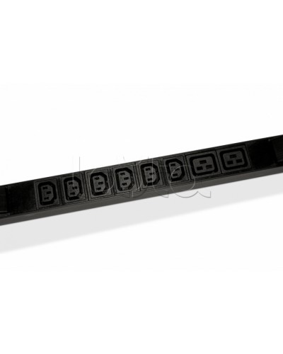 Блок розеток горизонтальный черн Hyperline (SHE19-6IEC-2BIEC-CB) в Сочи Блоки розеток Pintop.ru