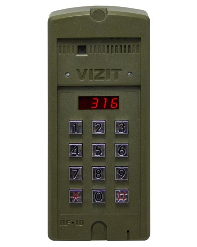Блок вызова для совместной работы с БУД-302 Vizit БВД-316F в Сочи Блоки вызова многоабонентные Pintop.ru