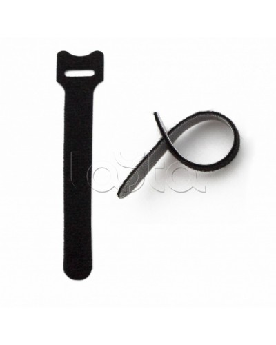 Хомут для кабеля, липучка с мягкой застежкой Hyperline WASN-180-BK-10 в Сочи Стяжки-хомуты Pintop.ru