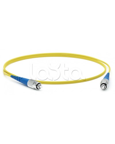 Патч-корд волоконно-оптический SM 9/125 (OS2), FC/UPC-FC/UPC, simplex, LSZH, 10 м Hyperline FC-S2-9-FC/UR-FC/UR-H-10M-LSZH-YL в Сочи Патч-корды оптические Pintop.ru