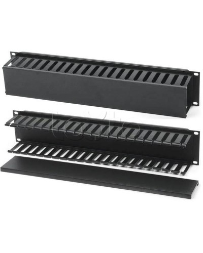 Организатор кабельный с крышкой, 19 Hyperline (CM-2U-PL-COV) в Сочи Аксессуары для кабель-канала Pintop.ru