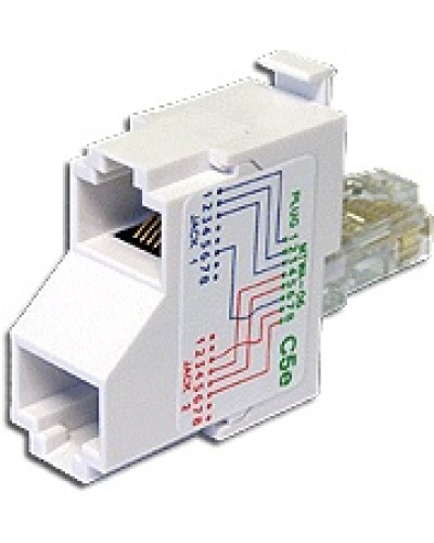 T-адаптер 1 телефонный и 1 компьютерный порт TWT TWT-T-E2-U2 в Сочи Проходные адаптеры Pintop.ru