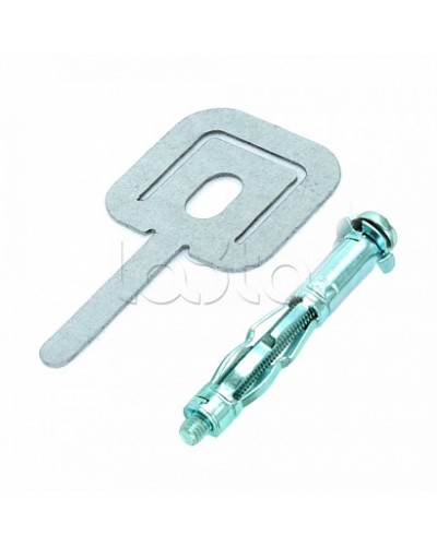 Комплекты для крепления ОКЛ с использованием дюбеля Молли М4х54 и хомута FR ПР-25 (100 шт) Промрукав (PR08.5208) в Сочи Огнестойкие кабельные линии Pintop.ru