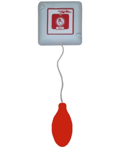 Пневмокнопка вызова влагозащищенная со шнуром Hostcall MP-435W2 в Сочи Система оповещения и трансляции Hostcall Pintop.ru
