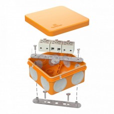 Коробка огнестойкая для о/п двухкомпонентная 60-0210-FR6.0-6 Е15-Е120 80х80х40 Промрукав (60-0210-FR6.0-6)