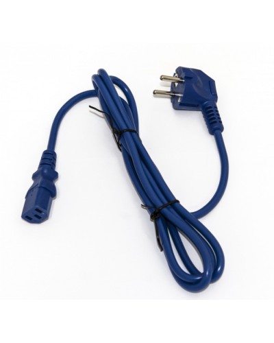 Кабель питания компьютера Hyperline PWC-IEC13-SHM-5.0-BL в Сочи Патч-корды и пигтейлы Pintop.ru
