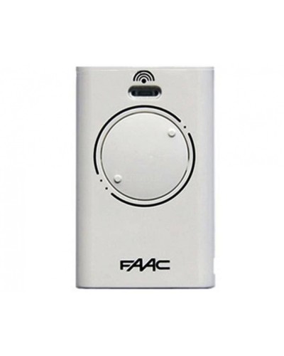 Брелок-передатчик 2-канальный Faac 787007 (белый) в Сочи Устройства радиоуправления для шлагбаумов и автоматики Pintop.ru