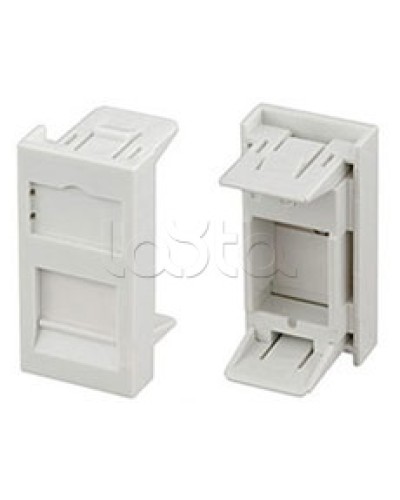 Вставка для 1 модуля формата Keystone Jack Hyperline SIP2-1K-M45-22.5 в Сочи Модули Keystone Pintop.ru