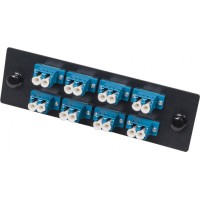 Панель адаптерная для кроссов LAN-FOBM с 8 симплексными адаптерами SC/OM2 LANMASTER LAN-APM-8xSC/OM2