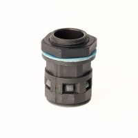 Монтажный комплект муфта труба-коробка DN 48 мм, М63х1,5, полиамид, цвет черный DKC PACM48M63N