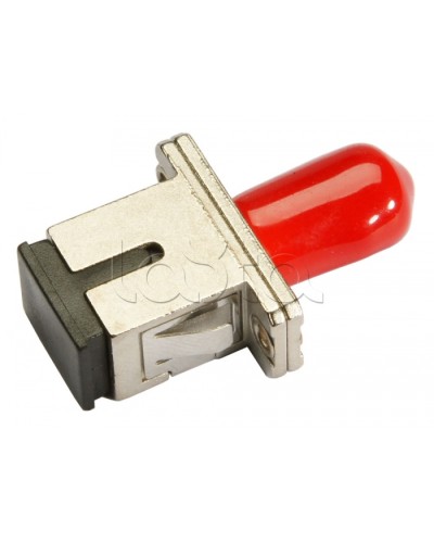 Соединитель проходной ST-SC, MM(для многомодового кабеля), simplex Cabeus ST-SC-MM в Сочи Проходные адаптеры и розетки оптические Pintop.ru