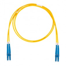 Шнур оптический коммутационный (патч-корд), LC-LC, дуплекс (duplex) OS2, нг(А)-HF, желтый, 1,0 м Datarex DR-220041