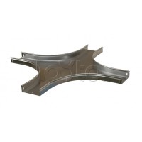 Ответвитель X-образный горизонтальный плавный Hyperline RST-CXS-300-80-0,8-R100-SZ