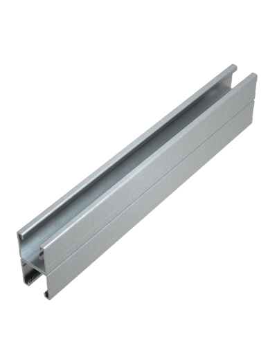 Страт-профиль двойной 41х41 L2100 мм s:1,5 HD85 КМ-профиль (2STP41-41-2100 HD85) в Сочи Аксессуары для лотков Pintop.ru