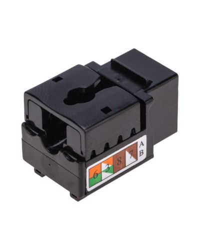 Модуль Keystone Jack RJ-45(8P8C), UTP неэкранированный, CAT 6, тип 90 градусов, черный REXANT PRO 02-0255 в Сочи Модули Keystone Pintop.ru