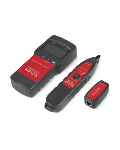 Тестер для витой пары c LCD дисплеем и тон-генератором Cabeus (CT-LCD-RJ45-SCAN) в Сочи Тестеры для систем видеонаблюдения Pintop.ru